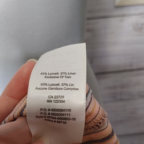 Aritzia Wilfred Striped Linen Tunic Size XXS - Picture 8 of 12